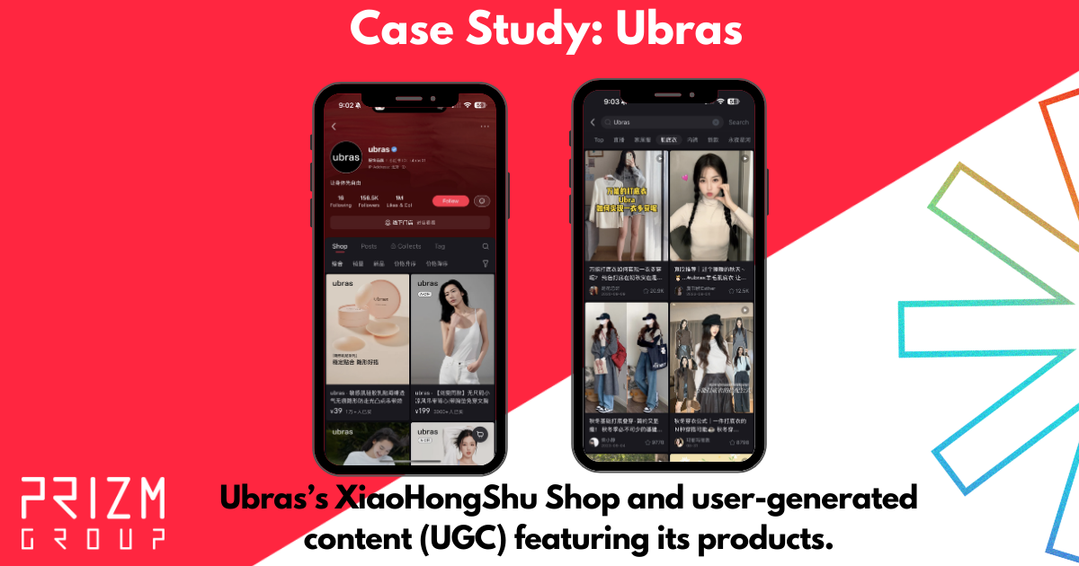 XiaoHongShu Case Study - Ubras Shop Success