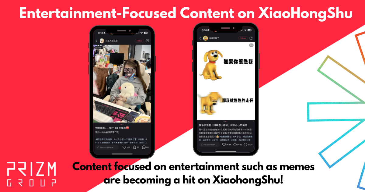 Entertainment Content on XiaoHongShu